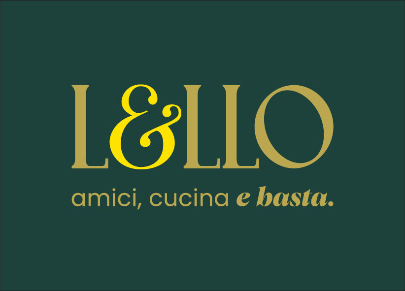 Logo LELLO — amici, cucina e basta.